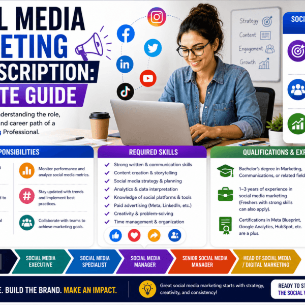 social media marketing job description