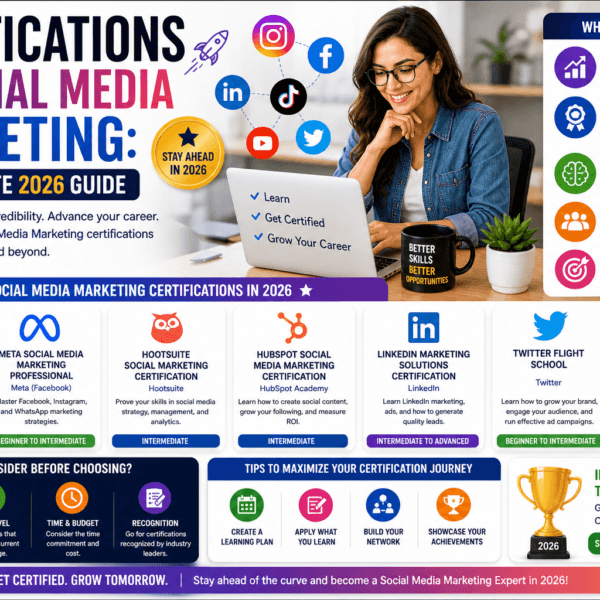 certifications for social media marketing