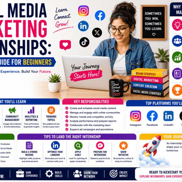 social media marketing internships