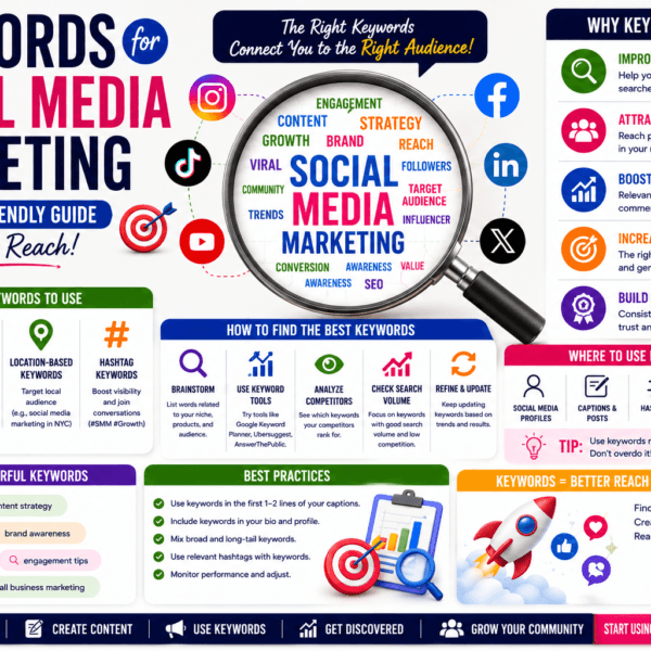 keywords for social media marketing