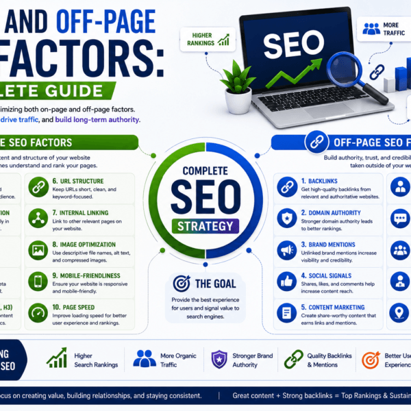 On-Page and Off-Page SEO Factors