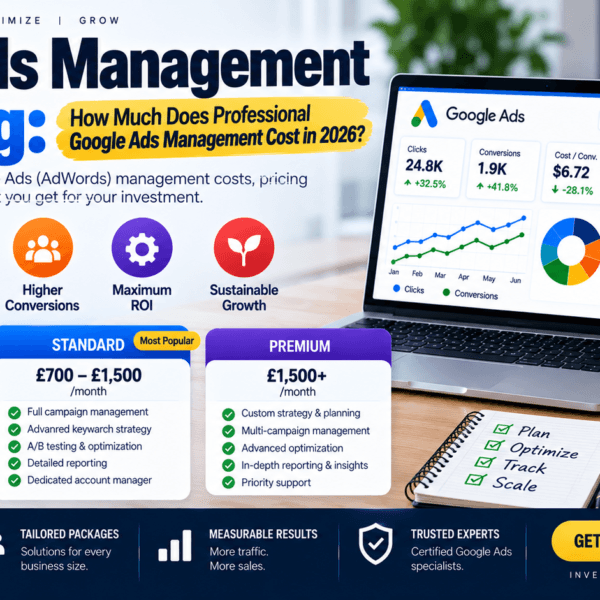 AdWords Management Pricing