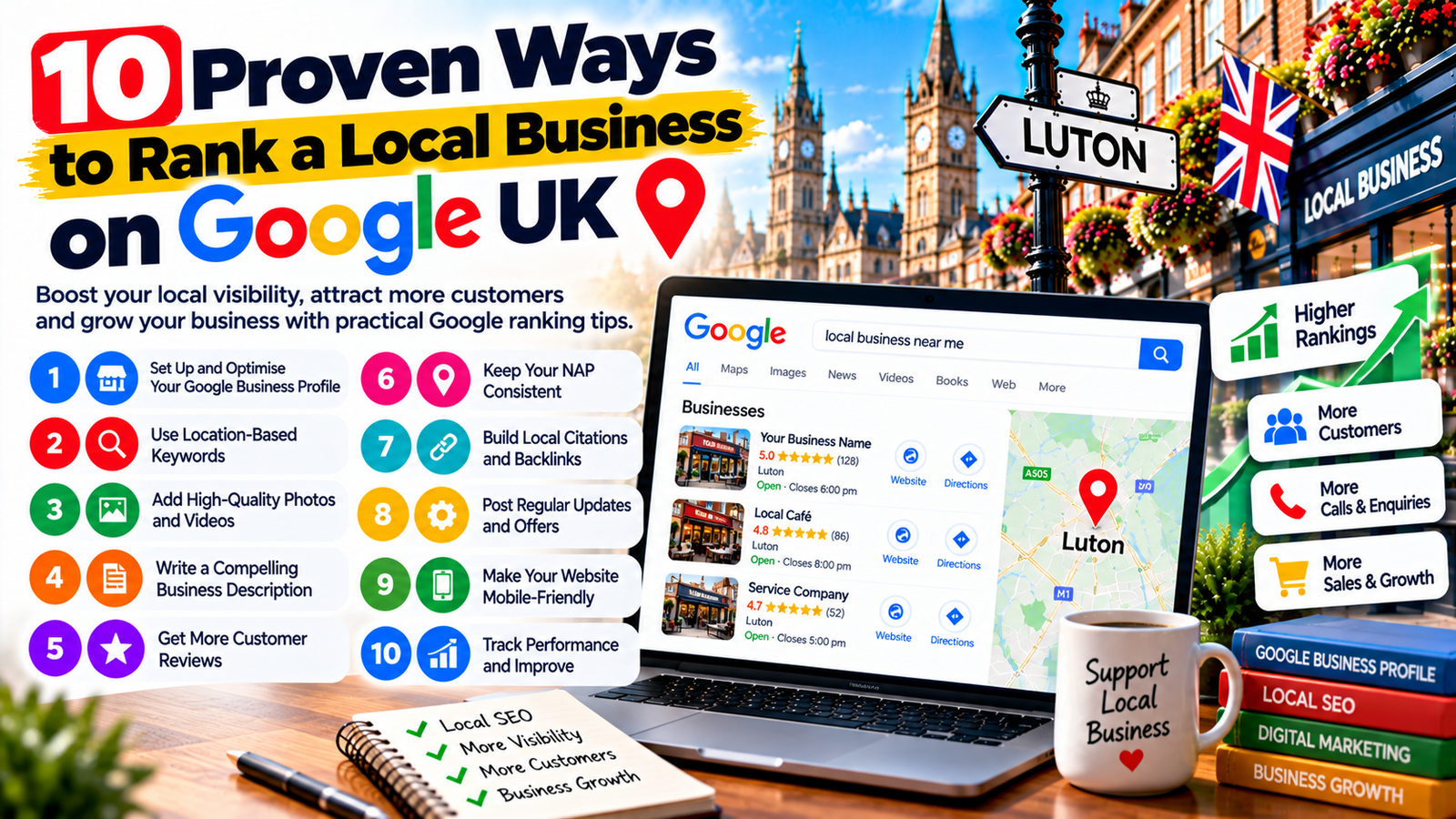 How to Rank Local Business on Google UK