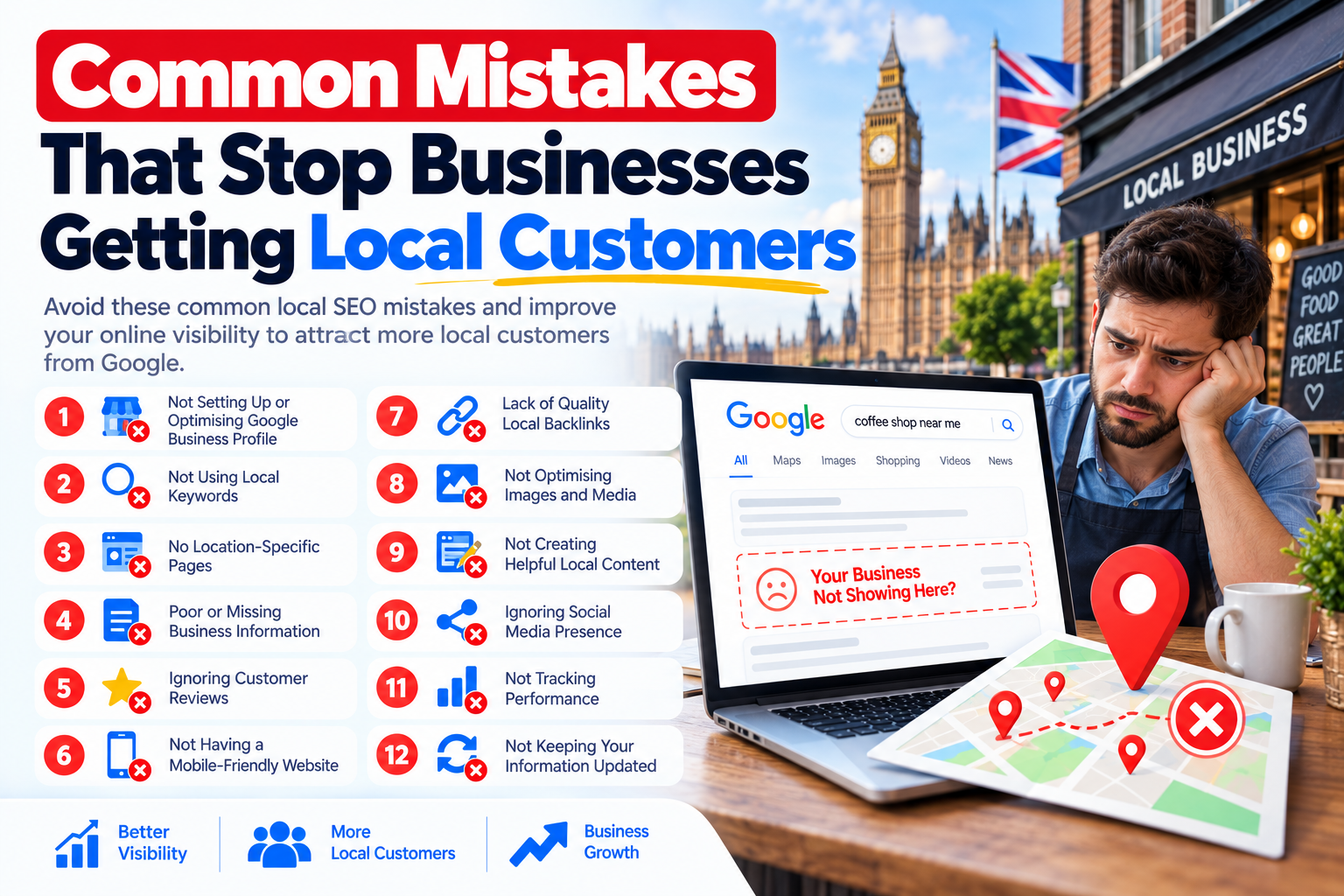 how to get more local customers from Google