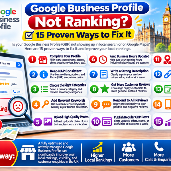 Google Business Profile Not Ranking