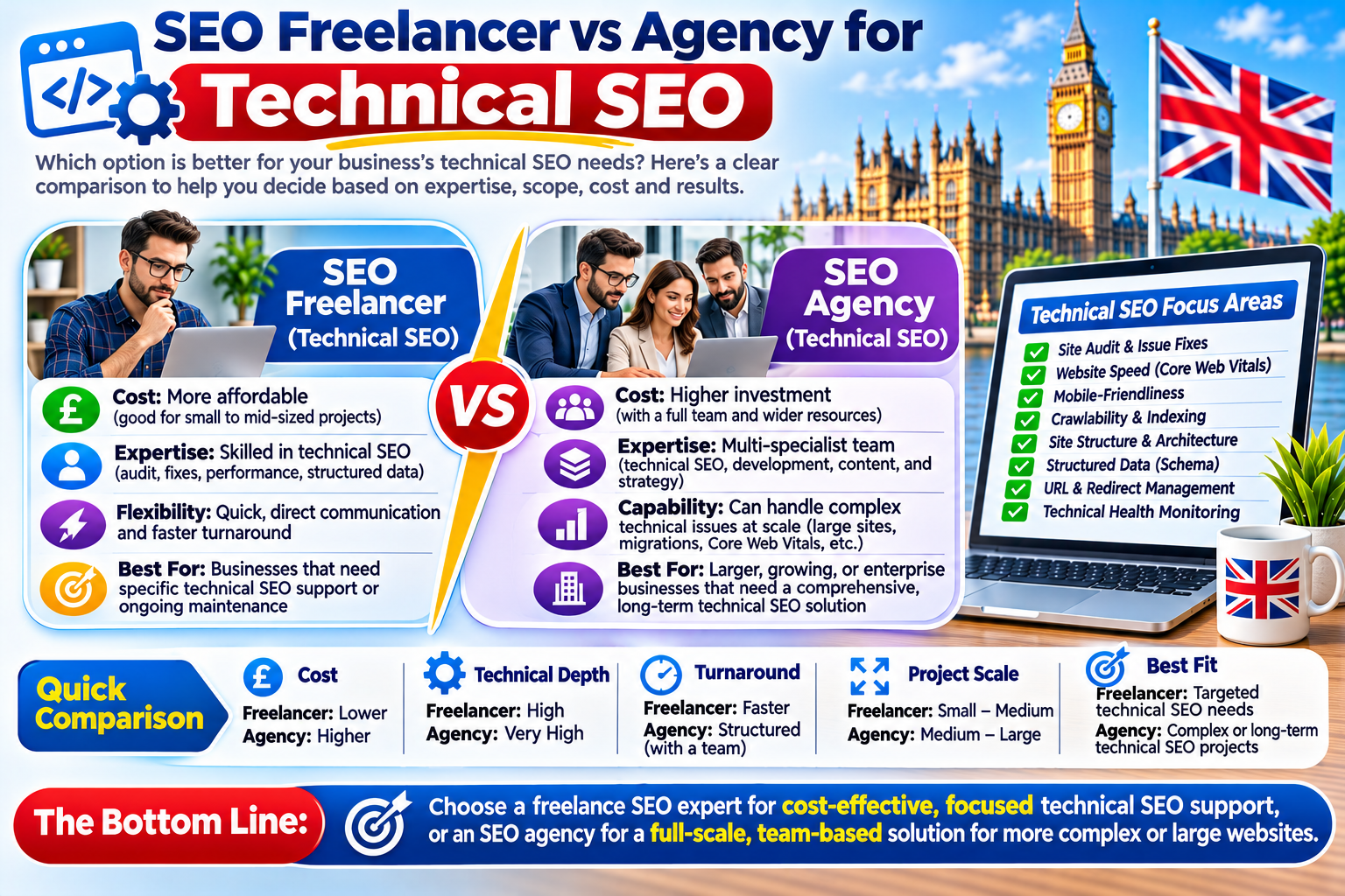 SEO Freelancer vs Agency